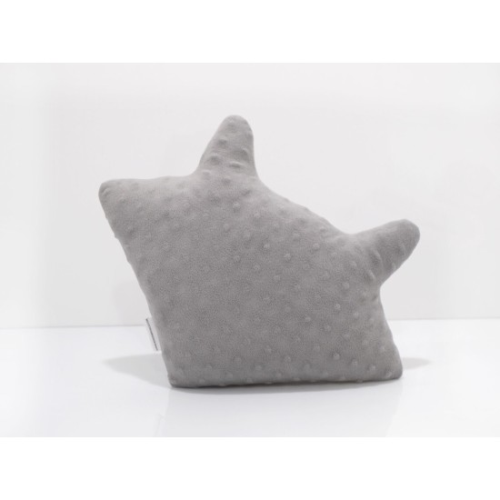 Fox Head Pillow (Gray)